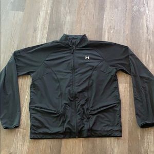 Black under armour zip jacket
